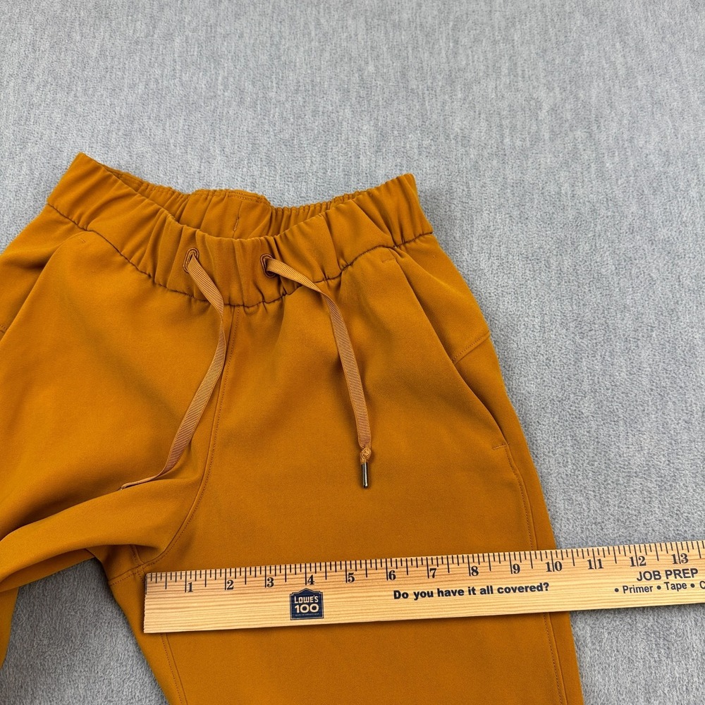 Lululemon Jogger Pants Womens 2 Gold On the Fly 7/8 Woven Jogger Sweat W5BPMS - Picture 8 of 15